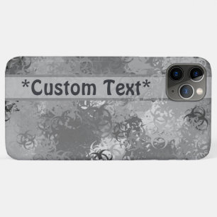 Biohazard Urban Camo Phone Case met Tekst