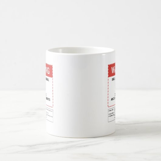 Biohazard Warning Coffee Mok (Square) (Center)