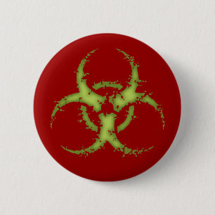 Biohazard -xdist ronde button 5,7 cm