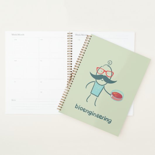 Bioingénieur scientifique Planificateur Spiral (Devant avec enveloppe)