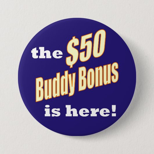 biolife - knop 50 ronde button 7,6 cm (Voorkant)