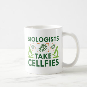 Biologen nemen celfies koffiemok