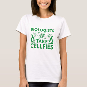 Biologen nemen celfies t-shirt