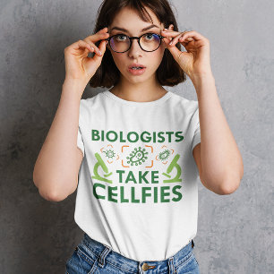 Biologen nemen celfies t-shirt