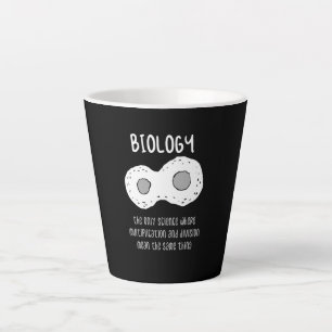 Biologie - Biologie Het Enige Wetenschapscadeau Latte Mok
