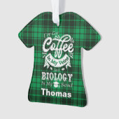 Biologie Café Étudiant Dans Mes Veines Plaid (devant)