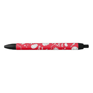 Biologie diagram ontwerp wit en rood zwarte inkt pen