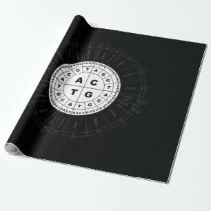 biologie-DNA-aminozuren voor leraar wetenschappen. Cadeaupapier