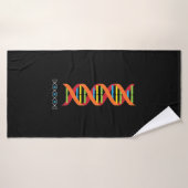 biologie dna molecule wetenschapsleraar genen badhanddoek (Badhanddoek)