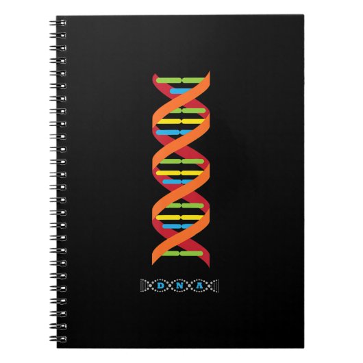 biologie dna molecule wetenschapsleraar genen notitieboek (Voorkant)