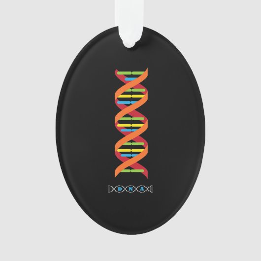 biologie dna molecule wetenschapsleraar genen ornament (voorkant)
