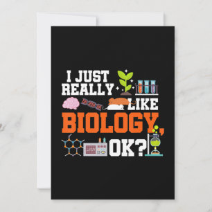 biologie docent cadeau wetenschapsstudent biologie feestdagenkaart