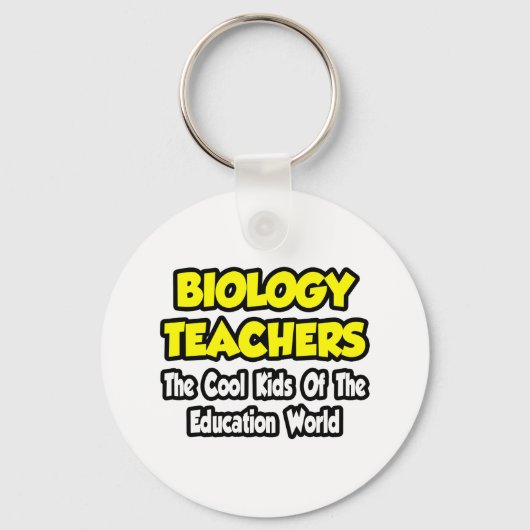 Biologie docenten... Koel Kinderen van Edu World Sleutelhanger (Voorkant)