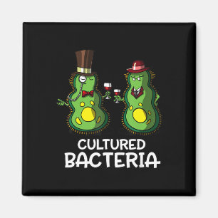 biologie gekweekte bacteriën grappige studentenwet magneet