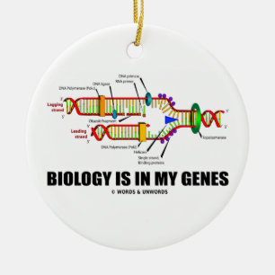 Biologie is in mijn genen (DNA-replicatie) Keramisch Ornament
