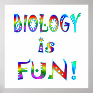 Biologie is leuk - Vanaf $ 11,80 Poster