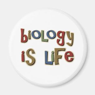 Biologie is Life Funny Pun Magneet