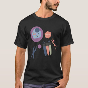 Biologie Klas Cel Lab Zwart T-shirt