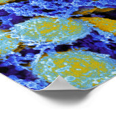 biologie microbiologie poster ou toile d'art abstr (Coin)