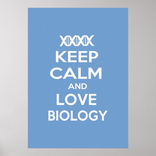 Biologie van kalk en liefde behouden poster (Voorkant)