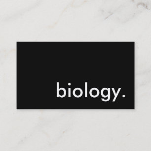 biologie. visitekaartje