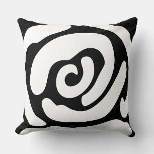 Biologisch Abstract roos Kussen
