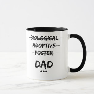 Biologisch, adoptief, foster...pap mok