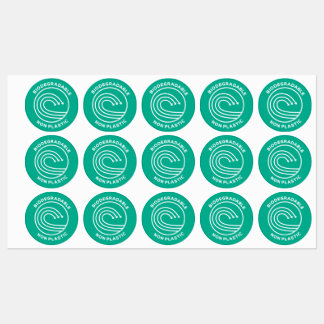 Biologisch afbreekbare Sticker/niet plastiek voor  Labels