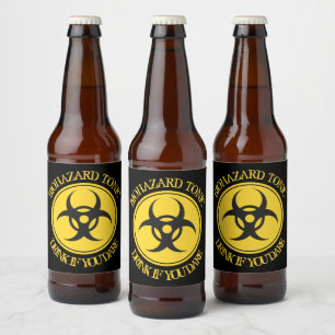 Biologisch gevaar Tonic Danger Bier Etiket