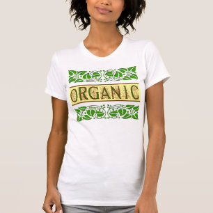 Biologisch Groen Gezegde met Bladeren T-shirt
