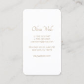 Biologisch Huis Reiniging Boho Visitekaartje (Achterkant)