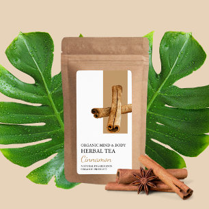 Biologisch Kaneel Kruidenthee Business Label