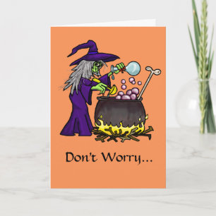 Biologisch koken Grappig Halloween Kaart