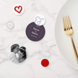 Biologisch minimalistisch natuurlijk trouwdesign B Confetti