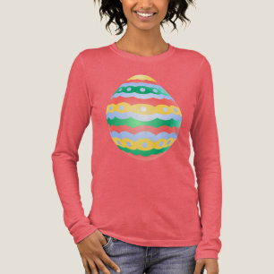 Biologisch Pasen T-shirt voor vrouwen Paasei T-shi