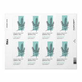 Biologisch pepermunt kruidenthee Business Label (Full Sheet)