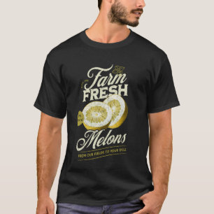 Biologisch verse meloenen van de boerderij Boerenm T-shirt