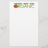 Biologisch voedsel briefpapier (Voorkant)