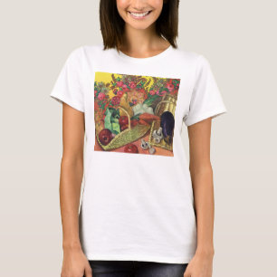 Biologisch Voedsel, Tuingewassen, Bloeiende Bloeme T-shirt