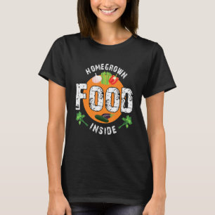 Biologisch voedsel voor landbouwers in het eigen l t-shirt