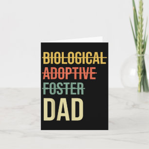 Biologische Adoptie Pleegvader Vaderdag Adoptie Kaart