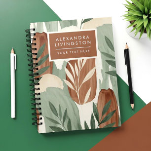 Biologische Aquarel Saliegroen en Haver Melk Botan Notitieboek
