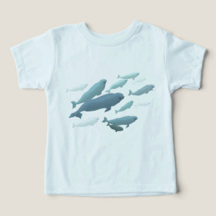 Biologische Baby Beluga Wal Shirt Baby Cadeaus