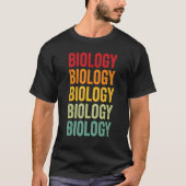 Biologische biologie Hobbyist Rainbow Design T-shirt (Voorkant)