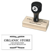 Biologische bladeren2 	rubberstempel (Gestempeld)