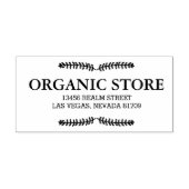 Biologische bladeren2 	rubberstempel (Afrduk)