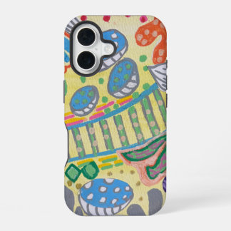 Biologische case / geel iPhone 16 hoesje