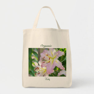 Biologische Dames Boodschappentassen Roze Lelie Bl Tote Bag