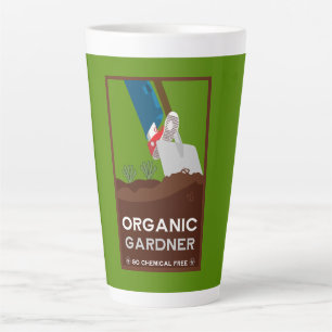 biologische eco-landbouw latte mok