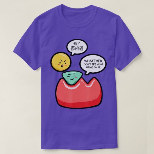 Biologische enzymen Wetenschap Biologisch Molecule T-shirt (Design voorkant)